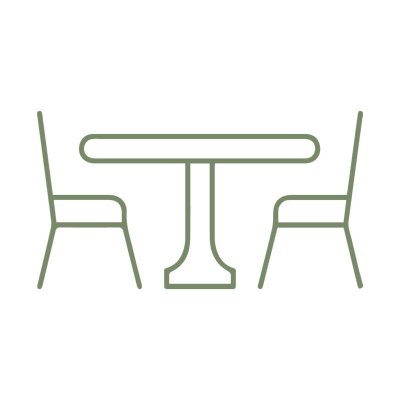 TABLE WITH 2 CHAIRS
